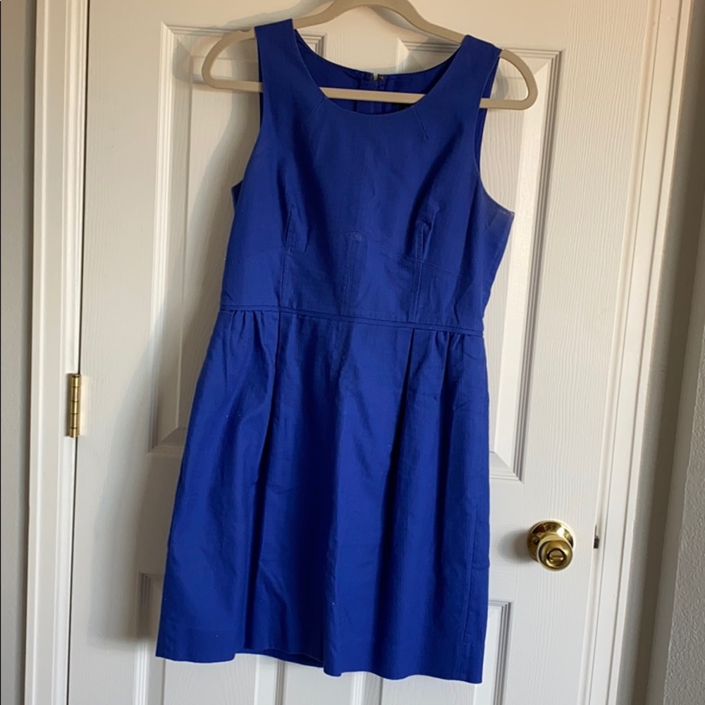 J. Crew Blue Dress